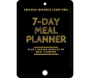 7 Day Meal Planner